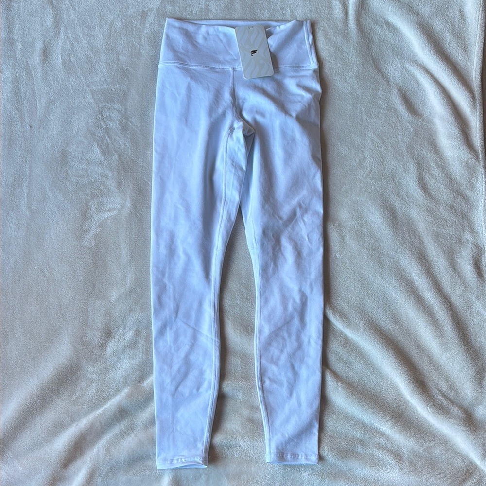 Fabletics White High-Waisted Leggings - Picture 2 of 5